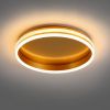 Настельний світлодіодний смарт світильник з пультом AL6600 SHINE 70W золото
