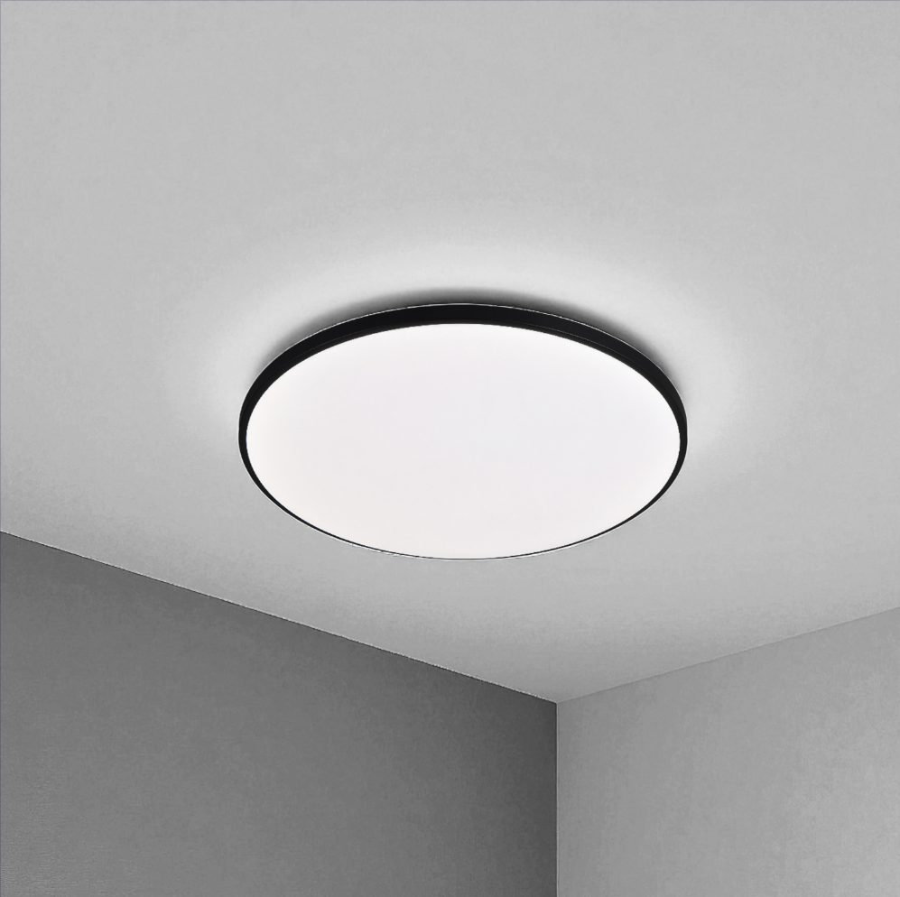 LED світильник smart PLOMBIR Ø 46 круг 72W 3000-6500K IP20 чорний