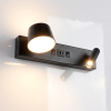 Світильник LED настінний, бра EDGE 10W BLACK 4200K