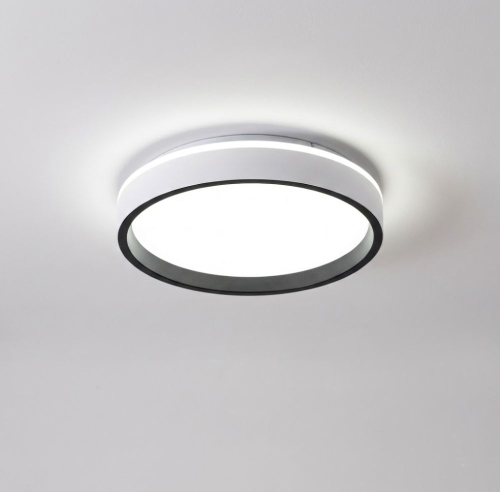 Світлодіодний світильник з пультом Smart MODERN 1-ESP-2003 45W Black&White