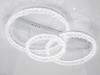 Стельова LED люстра MX78203/500+400+300WH біла 103W Ø 80*50 см