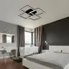Стельова з пультом світлодіодна люстра з мобільним додатком  SQUARE 100 W Ø 55 см