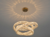 Підвісна кришталева золота LED люстра Ø 60 см D8875/600G
