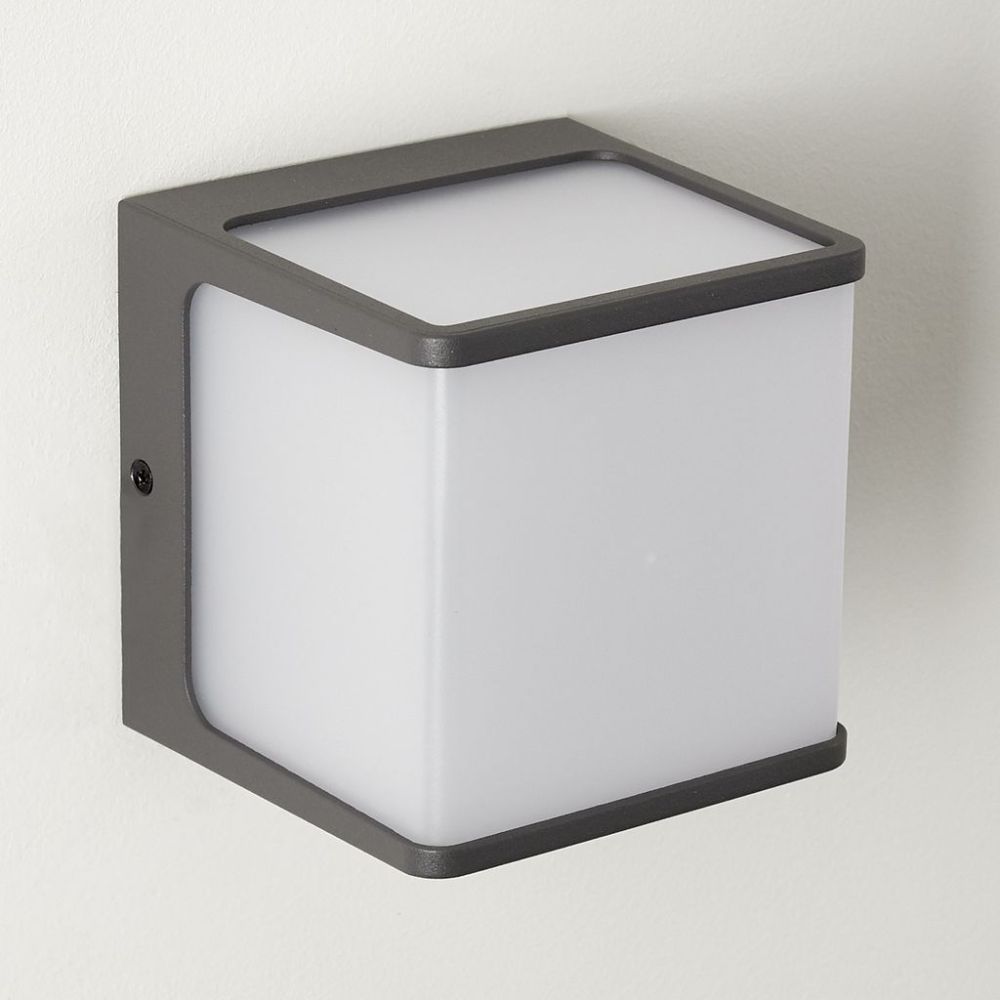 Світильник фасадний вуличний LED архітектурний світильник CUBE 8W 4200K IP65 чорний