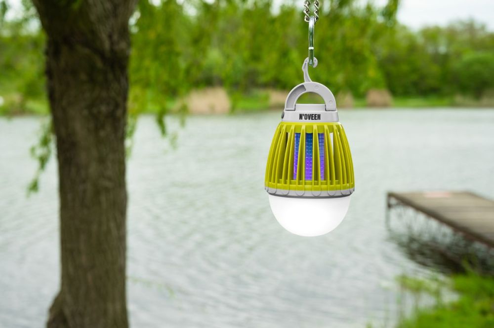 Світлодіодна акумуляторна лампа від комарів Noveen IKN824 LED ІРХ4 + Браслет від комарів у подарунок