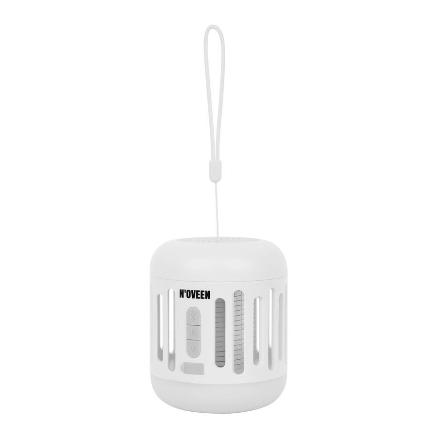Лампа від комарів портативна з Bluetooth динаміком на акумуляторі Noveen IKN863 LED IPX4