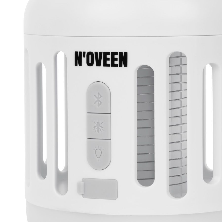 Лампа від комарів портативна з Bluetooth динаміком на акумуляторі Noveen IKN863 LED IPX4