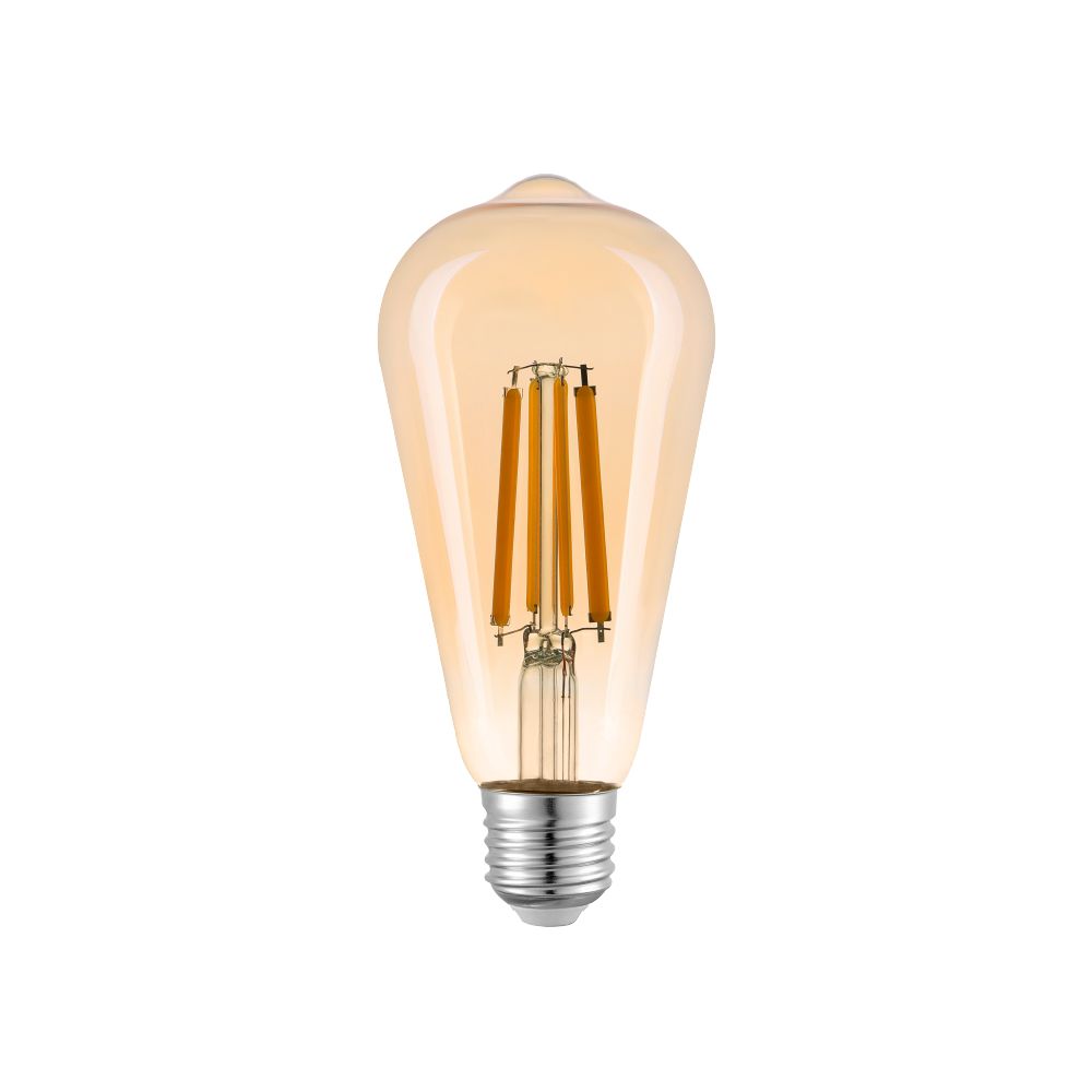 Лампа LED FILAMENT ST64 10W E27 2200K (бронза)
