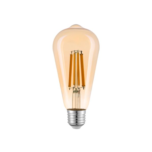 Лампа LED FILAMENT ST64 10W E27 2200K (бронза)