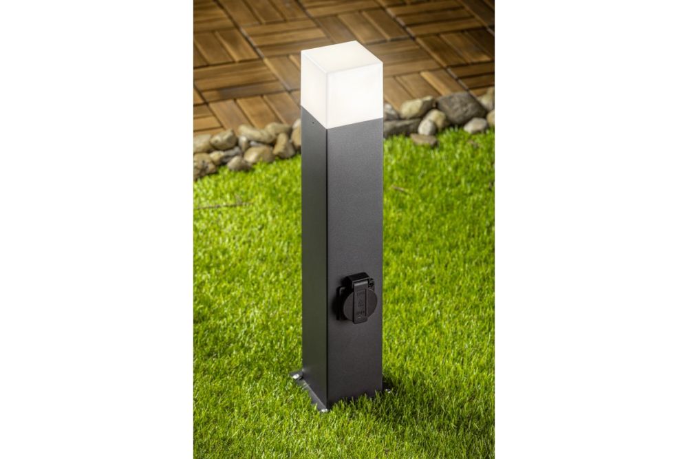 Світильник садовий з розеткою LARGO-P E27 IP44 50 см OS-LARGP40G-30