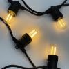 LED лампа FILAMENT G45 4W E27 2800K прозора