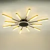 Люстра світлодіодна з пультом та додатком для телефону LEEDS 110W чорно-золота