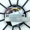Люстра світлодіодна з пультом та додатком для телефону LEEDS 110W чорно-золота