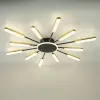 Люстра світлодіодна з пультом та додатком для телефону LEEDS 110W чорно-золота