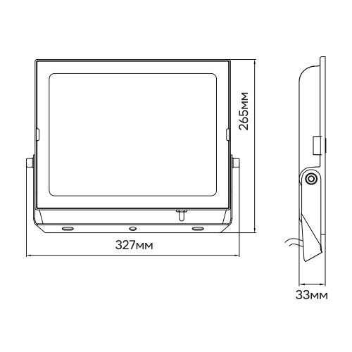 Прожектор світлодіодний LL-1150ARD 150Вт IP65