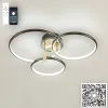 Люстра смарт світлодіодна з пультом LUNE 64W з пультом та додатком для телефону
