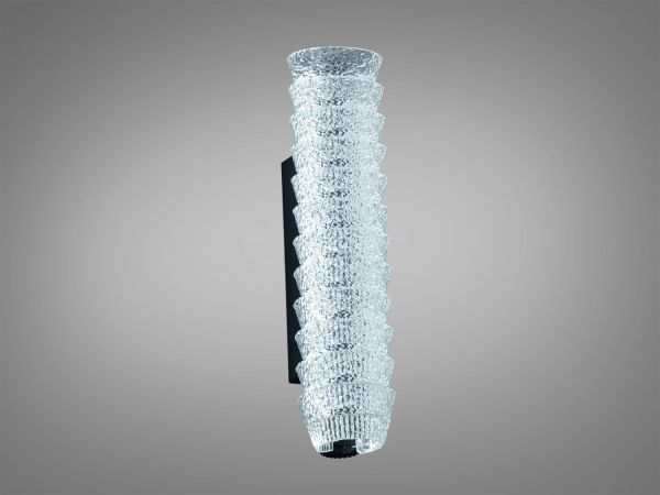 Настінне бра мінімалізм чорний LED 16 Вт Ø 31*7.5 см MD2509/300BK