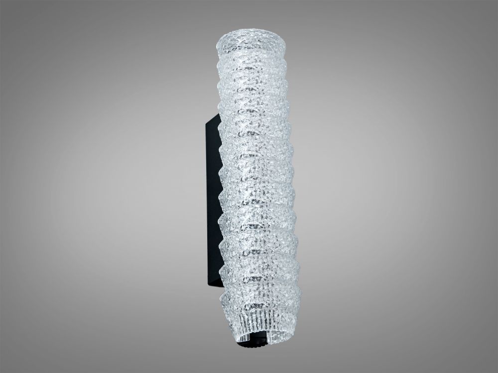 Настінне бра мінімалізм чорний LED 16 Вт Ø 31*7.5 см MD2509/300BK