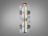 Настінне бра LED з кришталем 16 Вт Ø 31*12 см MB2511/300CG