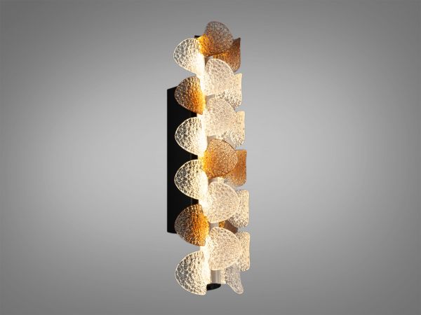 Настінне бра LED з кришталем 16 Вт Ø 31*12 см MB2511/300CG