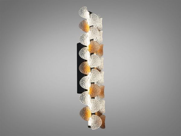 Настінне бра LED з кришталем 22 Вт Ø 42*12 см MB2511/400BK