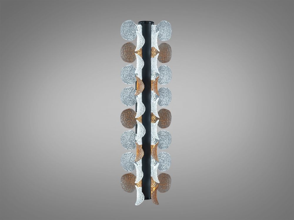 Настінне бра LED з кришталем 22 Вт Ø 42*12 см MB2511/400BK