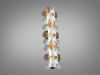 Настінне бра LED з кришталем 22 Вт Ø 42*12 см MB2511/400CG