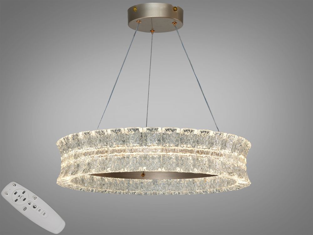 Підвісна люстра MD3529/500CG LED шампань є пульт Ø 51 см 26 W на три режима освітлення