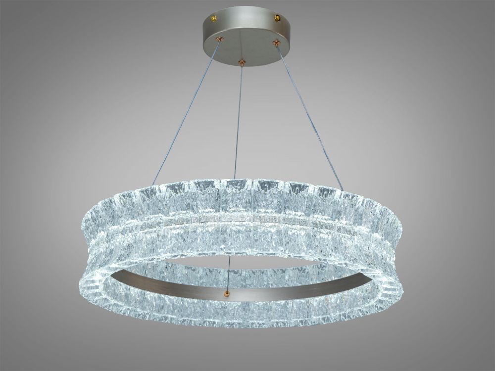 Підвісна люстра MD3529/500CG LED шампань є пульт Ø 51 см 26 W на три режима освітлення