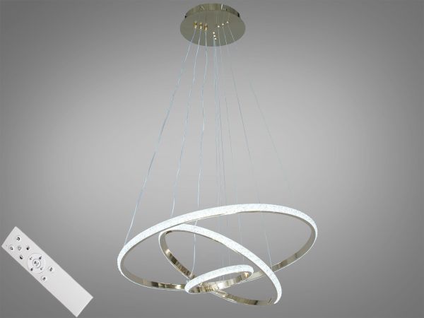 Люстра підвісна світлодіодна  MD77077-3G-600+400+200 dimmer