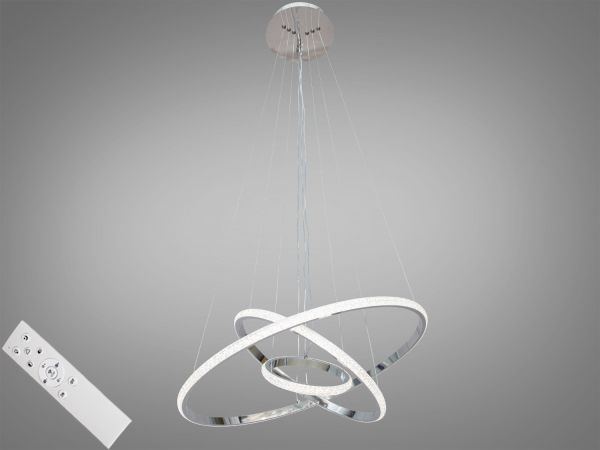 Люстра підвісна світлодіодна  MD77077-3HR-600+400+200 dimmer
