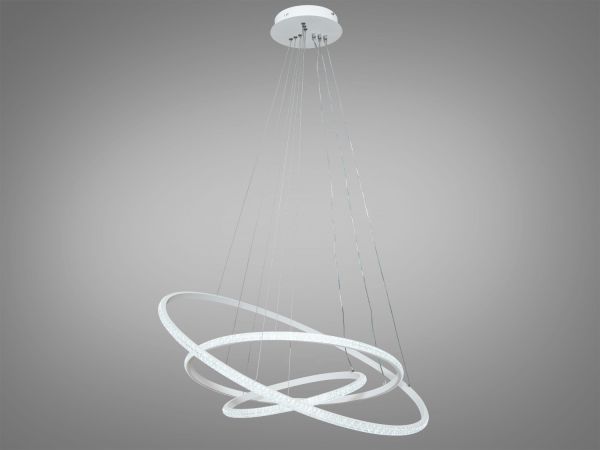 Люстра підвісна світлодіодна  MD77077-3WH-800+600+400 dimmer
