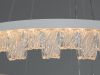 Підвісна сучасна біла LED люстра MD78201/600+400+200WH на 3 кільця