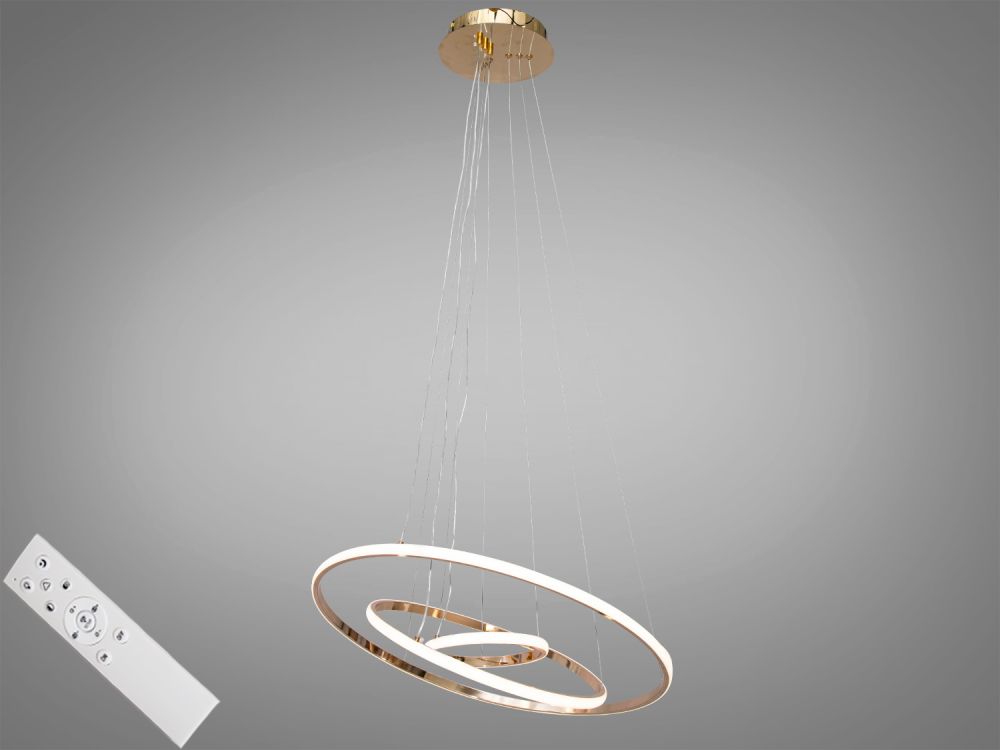 Люстра підвісна світлодіодна MD9079-3AG-600+400+200 dimmer