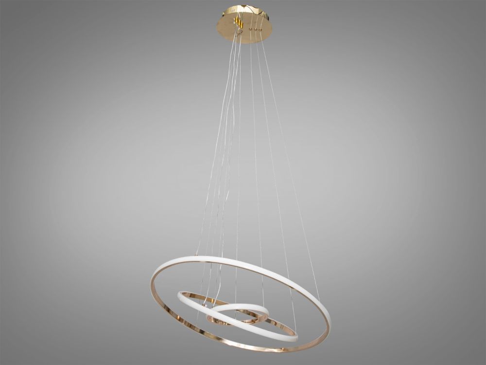Люстра підвісна світлодіодна MD9079-3AG-600+400+200 dimmer