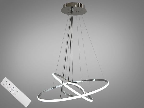 Люстра підвісна світлодіодна  MD9079-3AHR-600+400+200 dimmer