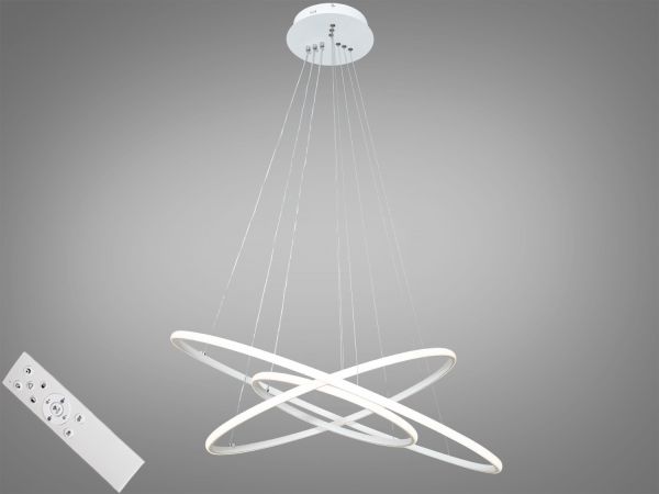 Люстра підвісна світлодіодна MD9079-3AWH-600+400+200 dimmer