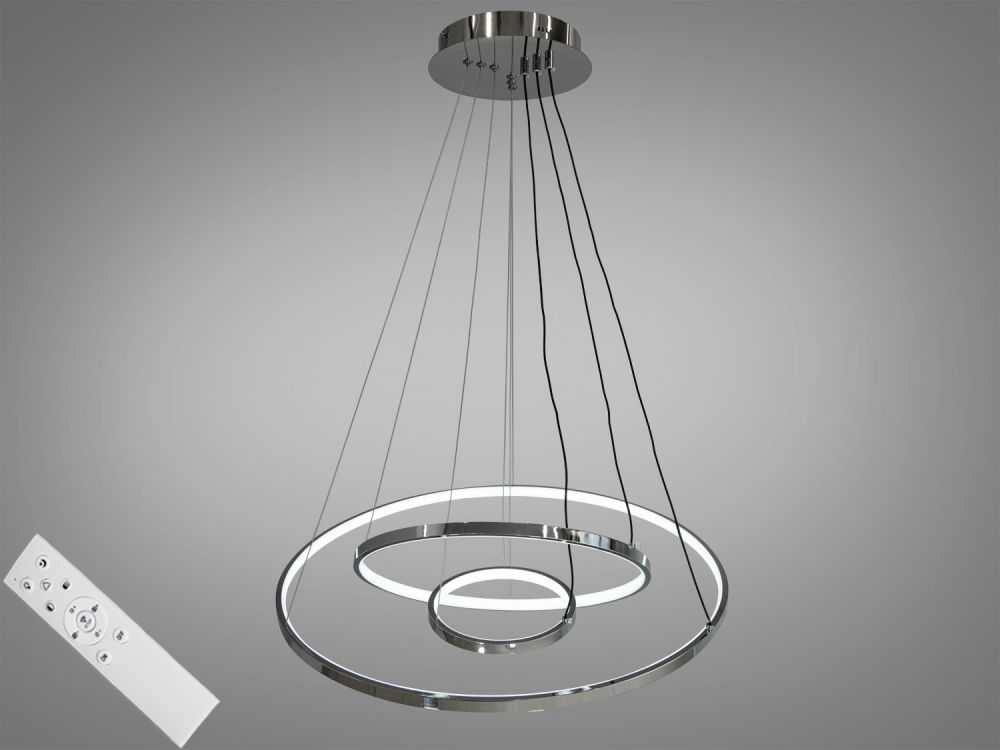 Люстра підвісна світлодіодна  MD9079-3HR-600+400+200 dimmer