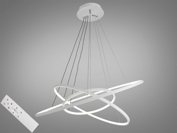 Люстра підвісна світлодіодна  MD9079-3WH-800+600+400 dimmer