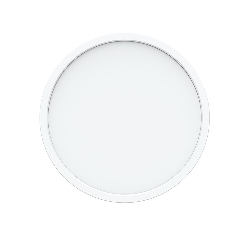 LED світильник стельовий MILLENNIUM RGB підсвідка білий круг 38W з пультом