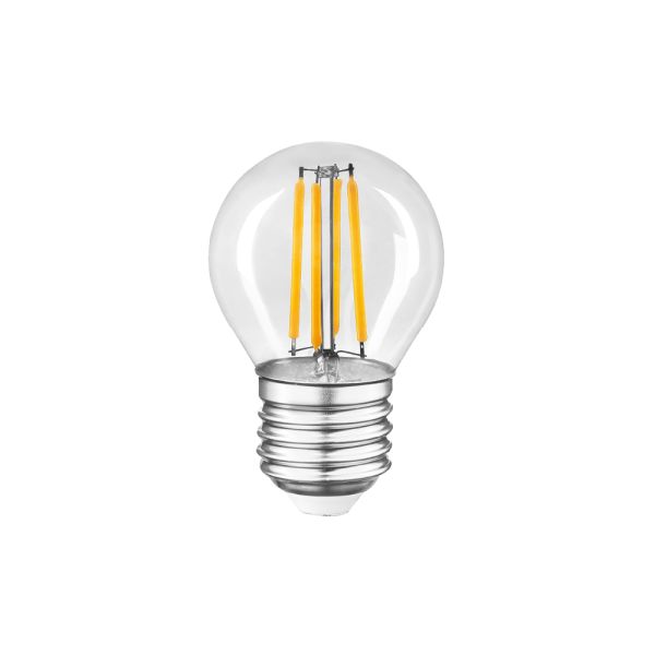 LED лампа FILAMENT G45 6W E27 3000K (тепле освітлення)
