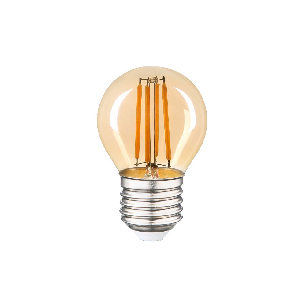 LED лампа бронзова FILAMENT G45 2W E27 2200K