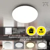 LED Світильник MOON Ø 38 см 50 Вт білий з срібним