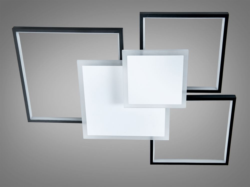 Світильник світлодіодний чорний MX2250/3WH+BK 100W Ø 66*54 см