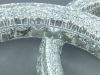 Стельова світлодіодна люстра з пультом MX6027/800+600+400HR срібляста