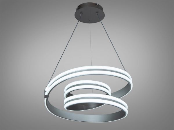 Підвісна коричнева LED люстра MX78093/1CF Ø 53 см