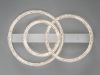 Стельова LED люстра MX78203/500+400+300WH біла 103W Ø 80*50 см