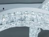 Стельова LED люстра MX78203/500+400+300WH біла 103W Ø 80*50 см