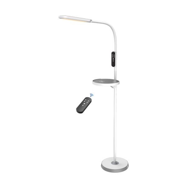 Світильник торшер LED "NORMAN" 15 W білий з бездротовою підзарядкою