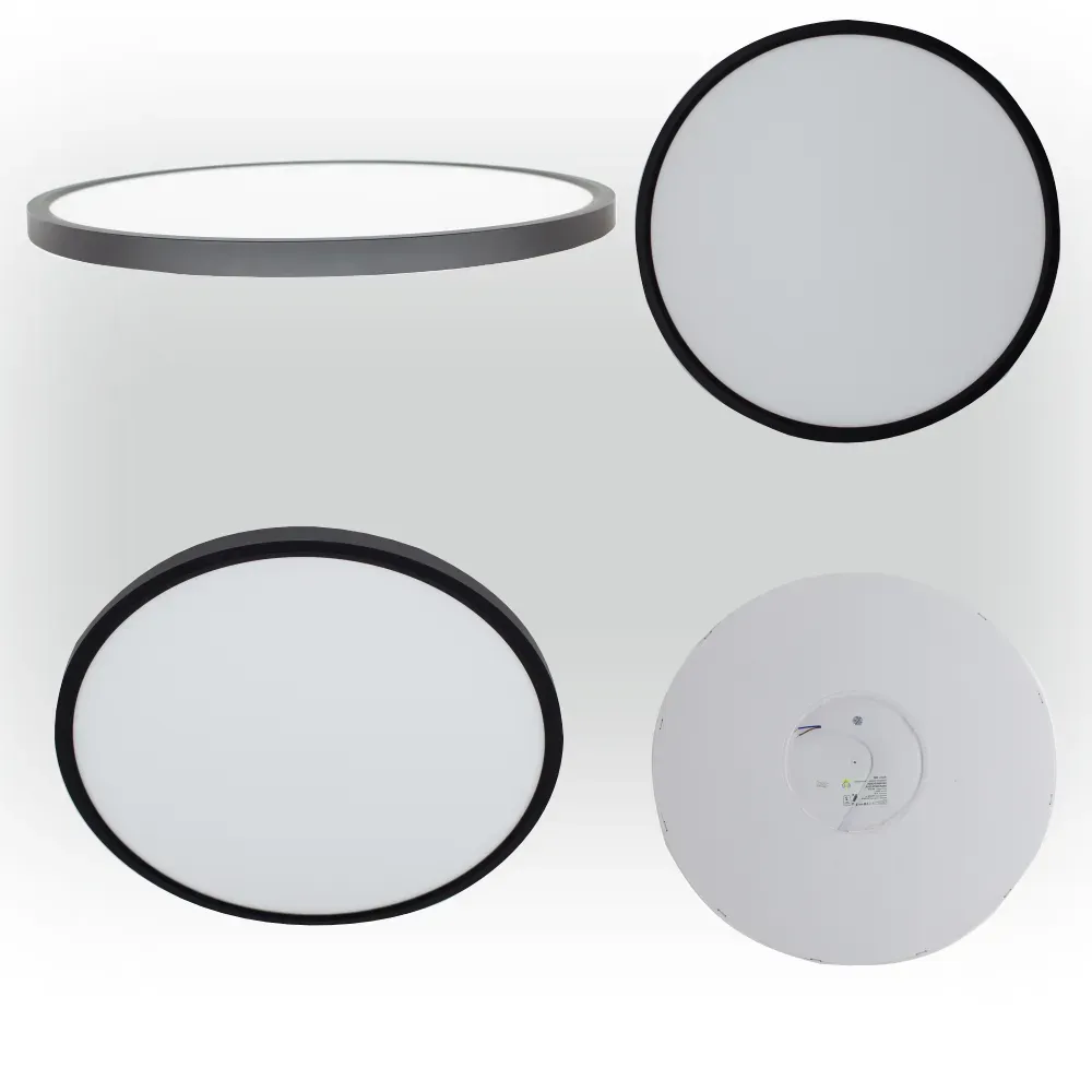 Світильник металевий світлодіодний Oko 54W круглий чорного кольору
